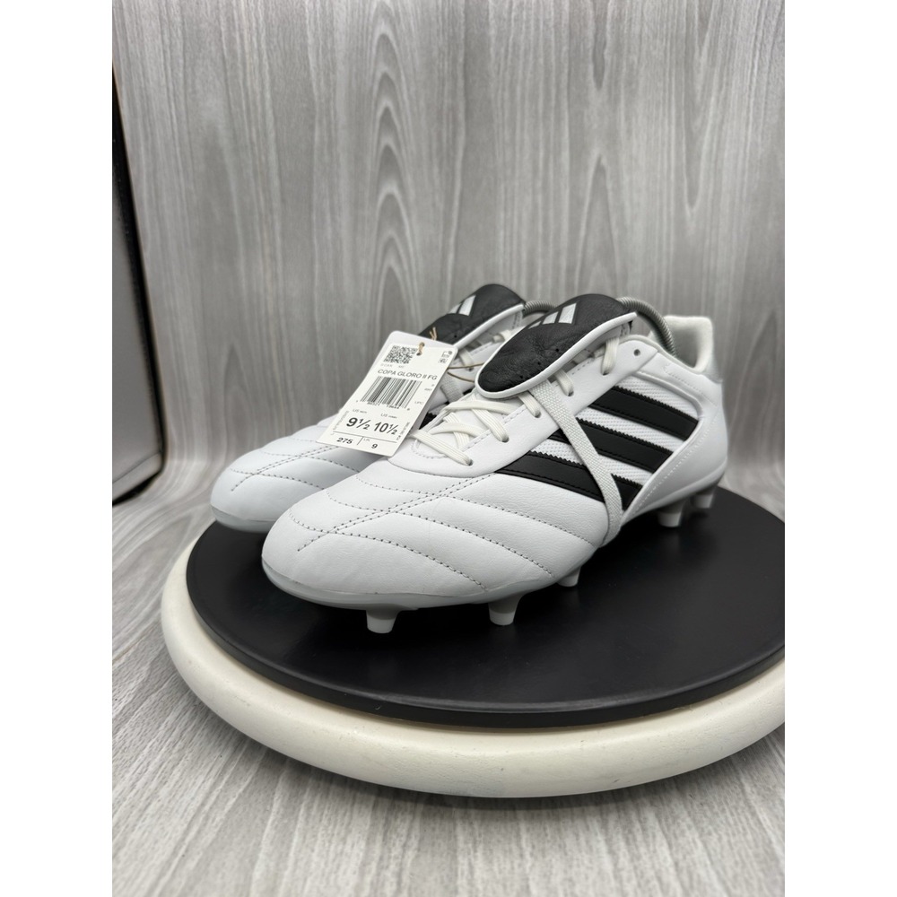 adidas Copa Gloro 2 Firm Ground Mens Size 9.5 White Black Soccer Cleats IH6868